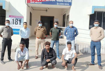 એ ડીવીઝન પોલીસે એક દિવસમાં ત્રણ લૂંટારૂઓને ઝડપી પાડ્યા