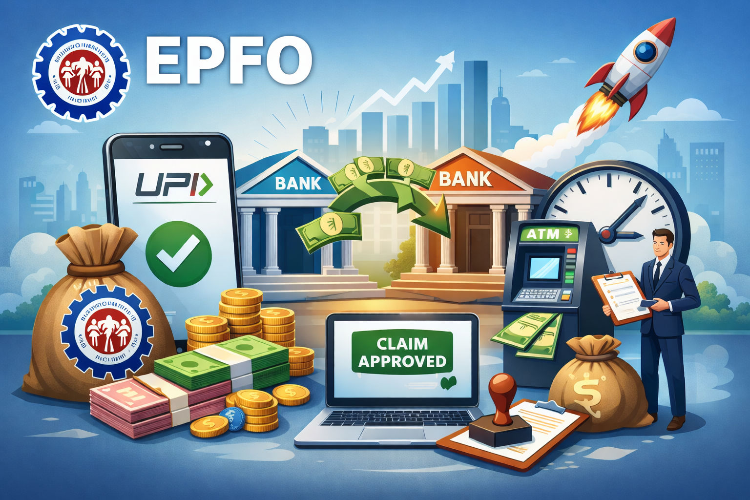 EPFO 3.0: PF ઉપાડવું હવે સરળ, UPIથી તરત ટ્રાન્સફર અને ઝડપી ક્લેમ સેટલમેન્ટ