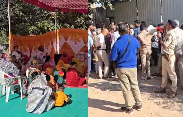 અમદાવાદના ન્યૂ રાણીપમાં બુલેટ ટ્રેન પ્રોજેક્ટ અને મંદિરની જગ્યા મુદ્દે ઘર્ષણ, સ્થાનિકોની રામધૂન બાદ અંતે સમાધાન