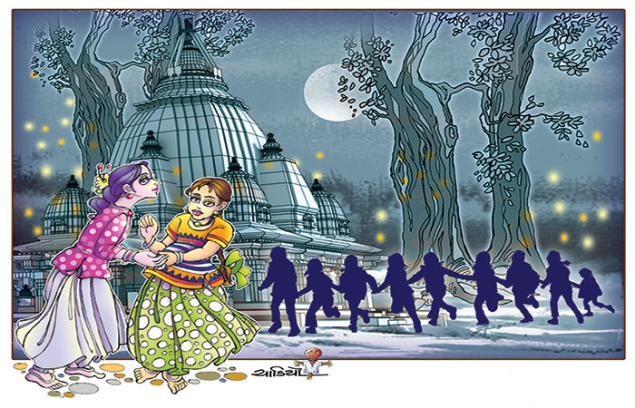 ખુશી ખુશ થઈ                                          .