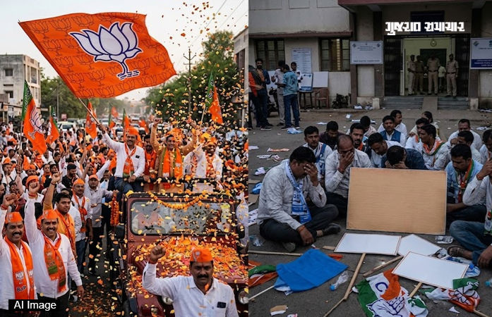આપ-કોંગ્રેસની આબરૂના ધજાગરાં, ગુજરાત સ્થાનિક સ્વરાજની ચૂંટણીમાં ઘણા ઉમેદવારોએ ડિપોઝિટ ગુમાવી