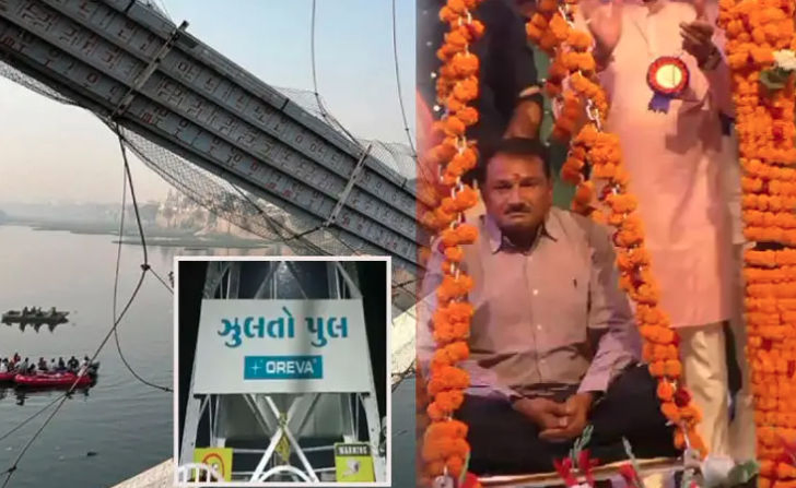 Main accused of Morbi bridge incident performs ‘tula daan’, sparks debate