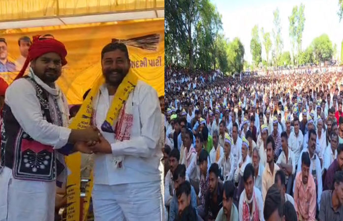 VIDEO: 'મને જેલ ભેગો કર્યો પણ ભાજપમાં નહીં જોડાઉં': ચૈતર વસાવાનો હુંકાર, ભાજપ-કોંગ્રેસના 8 હજાર કાર્યકરો AAPમાં જોડાયાનો દાવો