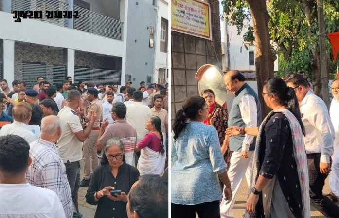 સુરતમાં મહિલાને ધક્કે ચઢાવવા મામલે નવો વળાંક, ભાજપના વિવાદીત ઉમેદવારે સ્થાનિકોને જવાબદાર ગણાવતા વિવાદ વકર્યો