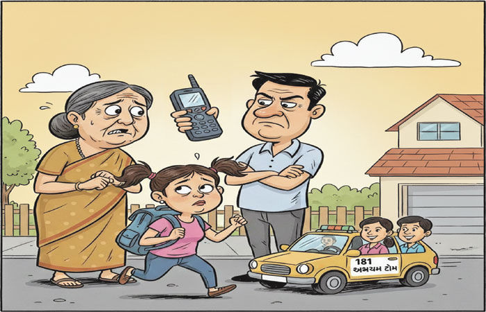 માતા-પિતાએ તરૃણીને ઠપકો આપતા ઘર છોડયું