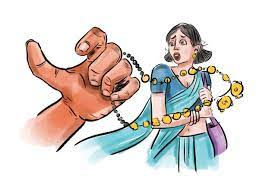 ગોરવામાં અડધો કલાકમાં બે અછોડા તોડીને બાઇક સવાર ફરાર