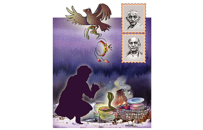 ગાંધીજીએ વારતા કહી : સંઘર્યો સાપ પણ કામનો