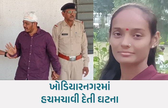 અમદાવાદમાં પતિએ જાહેરમાં પત્ની પર છરી વડે કર્યો જીવલેણ હુમલો, મહિલા ગંભીર, ગણતરીના કલાકોમાં આરોપી પકડાયો