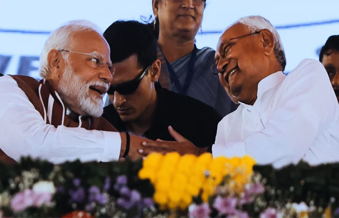 આજે મોદીની હાજરીમાં નિતિશ રેકોર્ડ 10મી વખત મુખ્યમંત્રી બનશે
