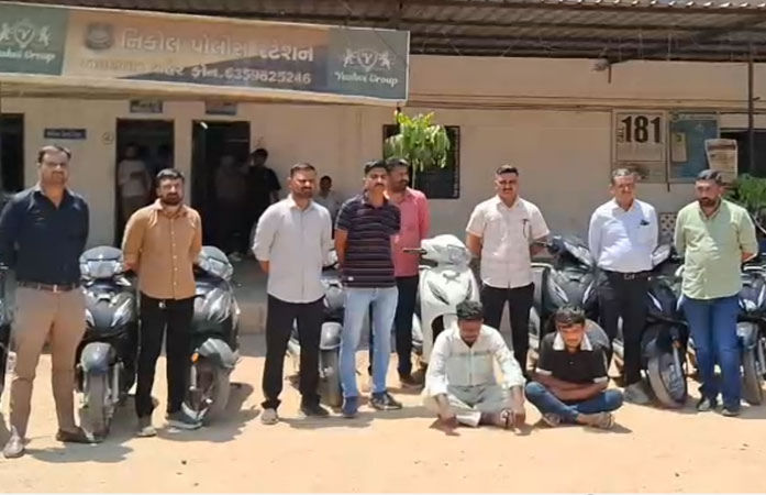અમદાવાદ: નિકોલમાં હોન્ડાના ગોડાઉનમાંથી 31 એક્ટિવા ચોરીનો ભેદ ઉકેલાયો, પોલીસે આરોપીઓને ઝડપી પાડ્યા
