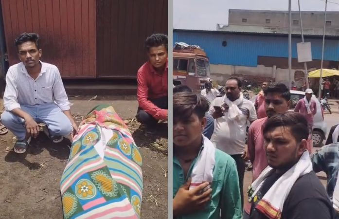 અમદાવાદ: નરોડા GIDCમાં આગની દુર્ઘટનામાં શ્રમિકનું મોત, ન્યાય માટે પરિવારજનો મૃતદેહ લઈને કંપનીએ પહોંચ્યા