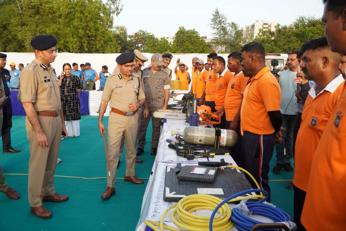 વડોદરામાં દસ દિવસમાં ચોમાસાની દસ્તકઃ પહેલીવાર તમામ સુરક્ષા તળોની સંયુક્ત ડિઝાસ્ટર વર્કશોપ