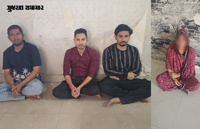 અમદાવાદ: બારેજામાં પ્રેમ પ્રકરણ અને હારના વિવાદે લીધો પરિણીતાનો જીવ, પ્રેમી-પતિ અને સાસુ સહિત 4ની ધરપકડ
