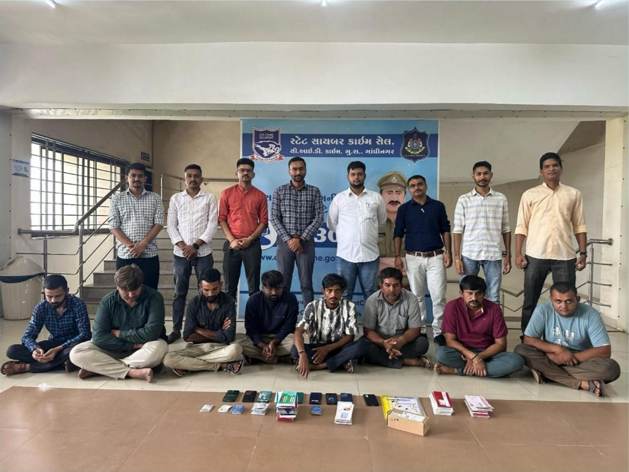 Cyber crime cell busts Mehsana-based cheque fraud racket, 8 arrested, ₹64 lakh diverted via bogus accounts