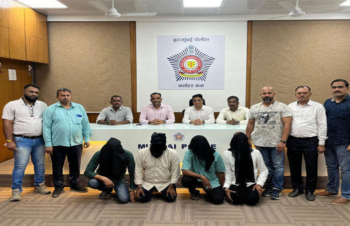 છોટા રાજન ગેંગના 5 સાગરિત પકડાયા, બિલ્ડર પાસે માગી હતી ખંડણી, મુંબઈ પોલીસને મોટી સફળતા