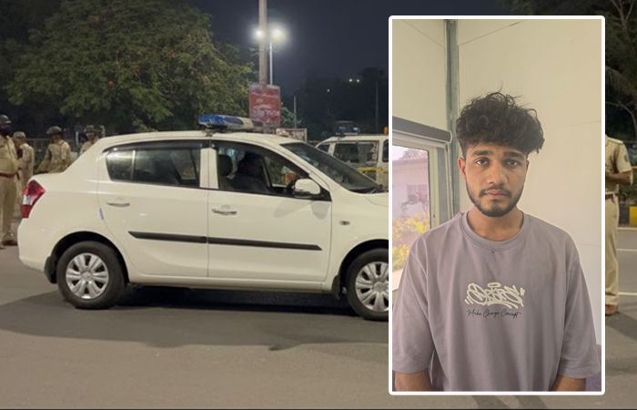 અમદાવાદના થલતેજમાં NSGની મોક ડ્રીલ વખતે કારચાલક પોલીસકર્મીને ટક્કર મારી ભાગ્યો, પીછો કરી ઝડપ્યો