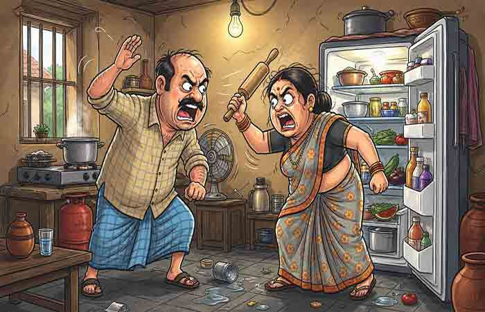 હાય ગરમી કેવી વધેલી, વર તપેલા વહુ તપેલી