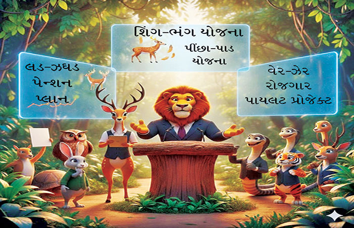 જંગલમાં બજેટ રજૂ થયું: મહત્ત્વની યોજનાઓ