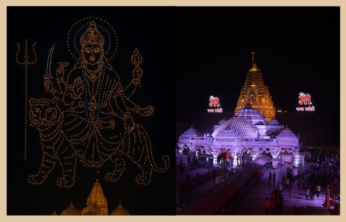 અંબાજીમાં સૌ પ્રથમવાર ભવ્ય ડ્રોન લાઇટ શો યોજાશે, 400 ડ્રોનના વિવિધ દ્રશ્યો શ્રદ્ધાળુઓને કરી દેશે મંત્રમુગ્ધ