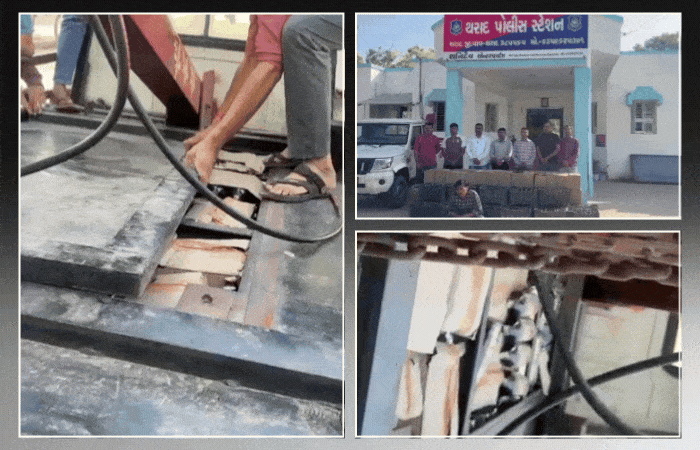 દારૂની હેરાફેરીનો નવો કીમિયો! વાવ-થરાદમાં ટોઇંગ ક્રેનના ગુપ્ત ખાનામાંથી ઝડપાયો 17 લાખનો જથ્થો, પોલીસ પણ સ્તબ્ધ