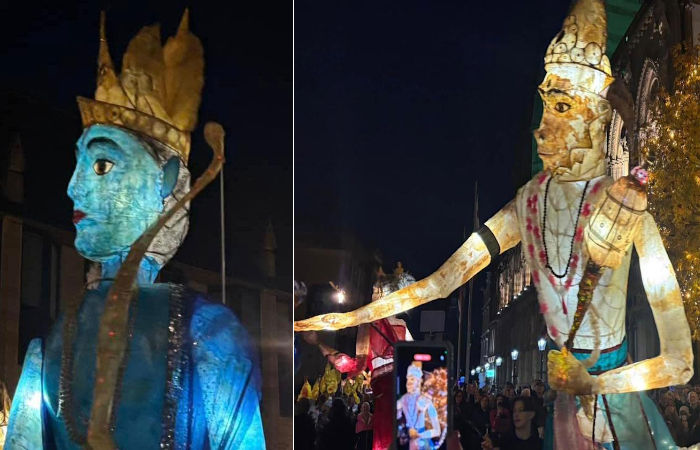 ઇંગ્લેન્ડનાં નોધમ્પટન શહેરમાં ધામધૂમથી દિવાળી ઉજવાઈ, કલાકારોએ રામાયણનાં પાત્રો જેવી વેશભૂષા ધારણ કરી
