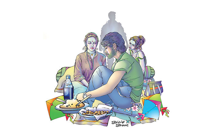 સુરજની દિશા બદલાઈ ગઈ છે                               .