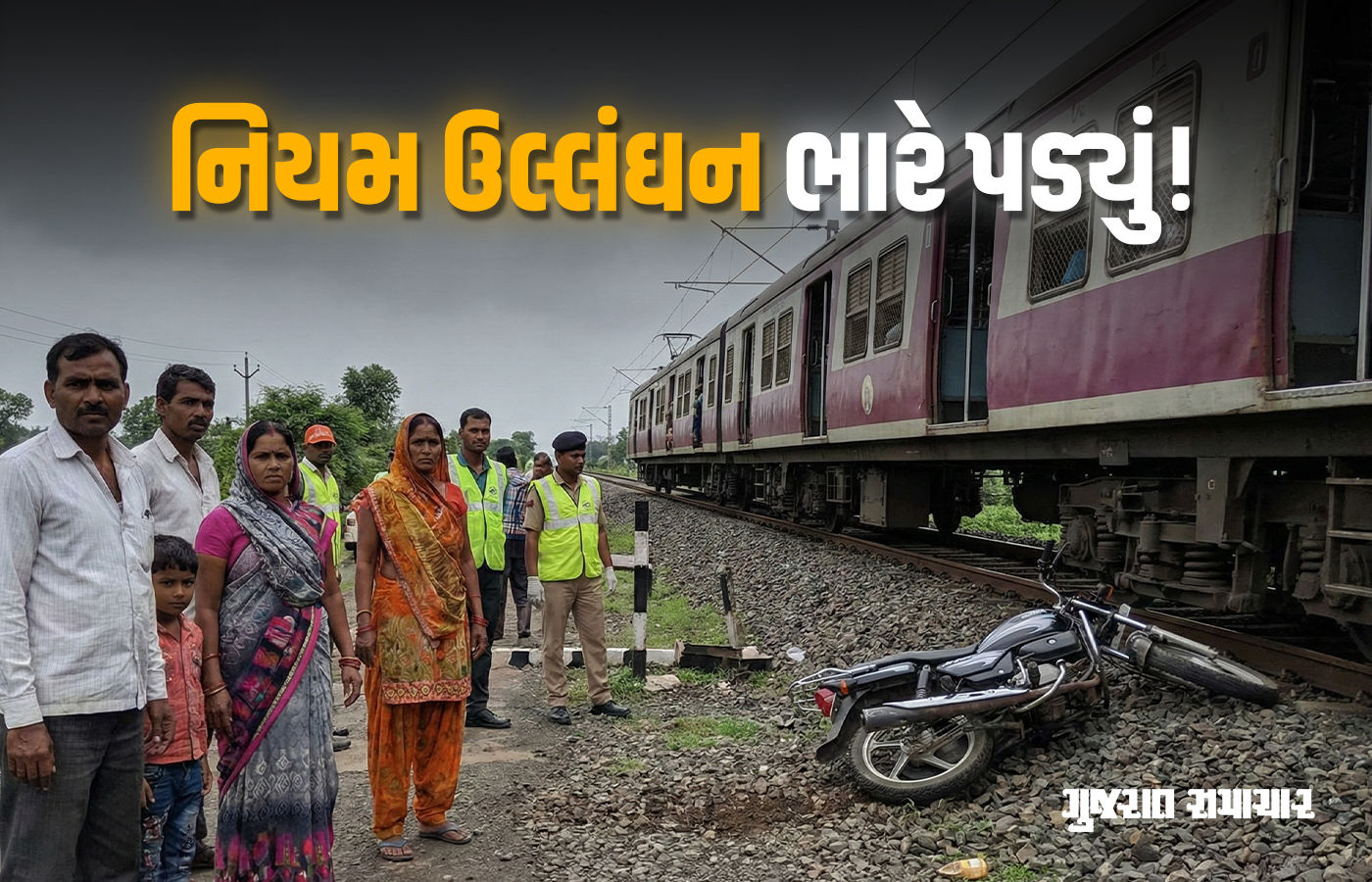 રેલવે ટ્રેક ઓળંગતા 5 લોકો ટ્રેન નીચે કચડાયા, ઉત્તરપ્રદેશના શાહજહાંપુરમાં માતમ પ્રસર્યો