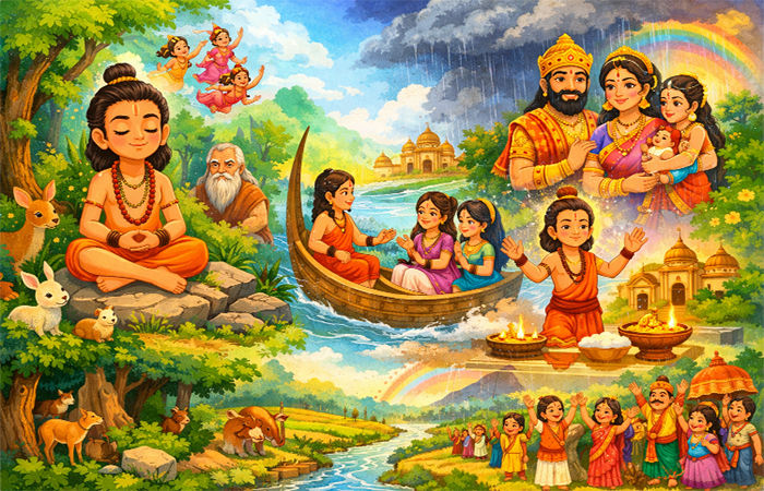 When Innocence  Became Power: The Story of Rishyasringa