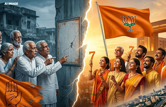 અમદાવાદ શહેરમાં કોંગ્રેસના હાથમાંથી સાત બેઠકો સરકી ગઇ, ધાકધમકી-લાલચ સામે કોંગ્રેસના ઉમેદવારો ઝુક્યાં
