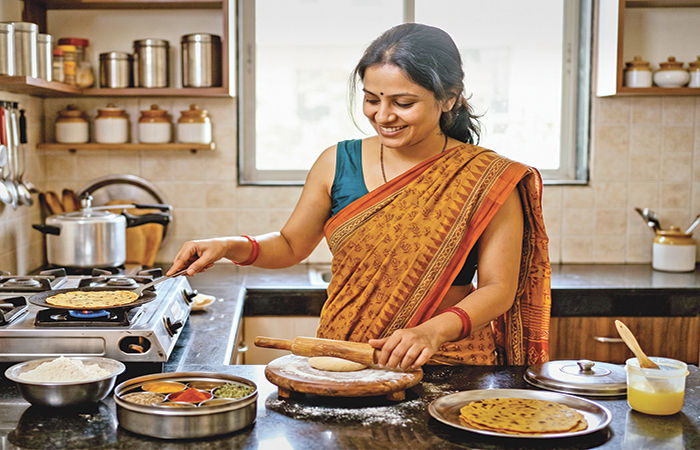 ગુજ્જુવાનગી નં.1 : ઢેબરાં-થેપલાં                                          .