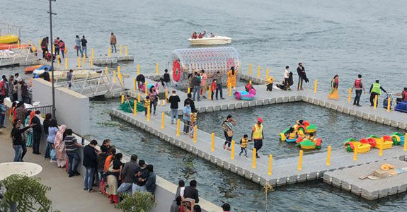 Boating on Sabarmati Riverfront unauthorised, claims AMC leader of opp’n