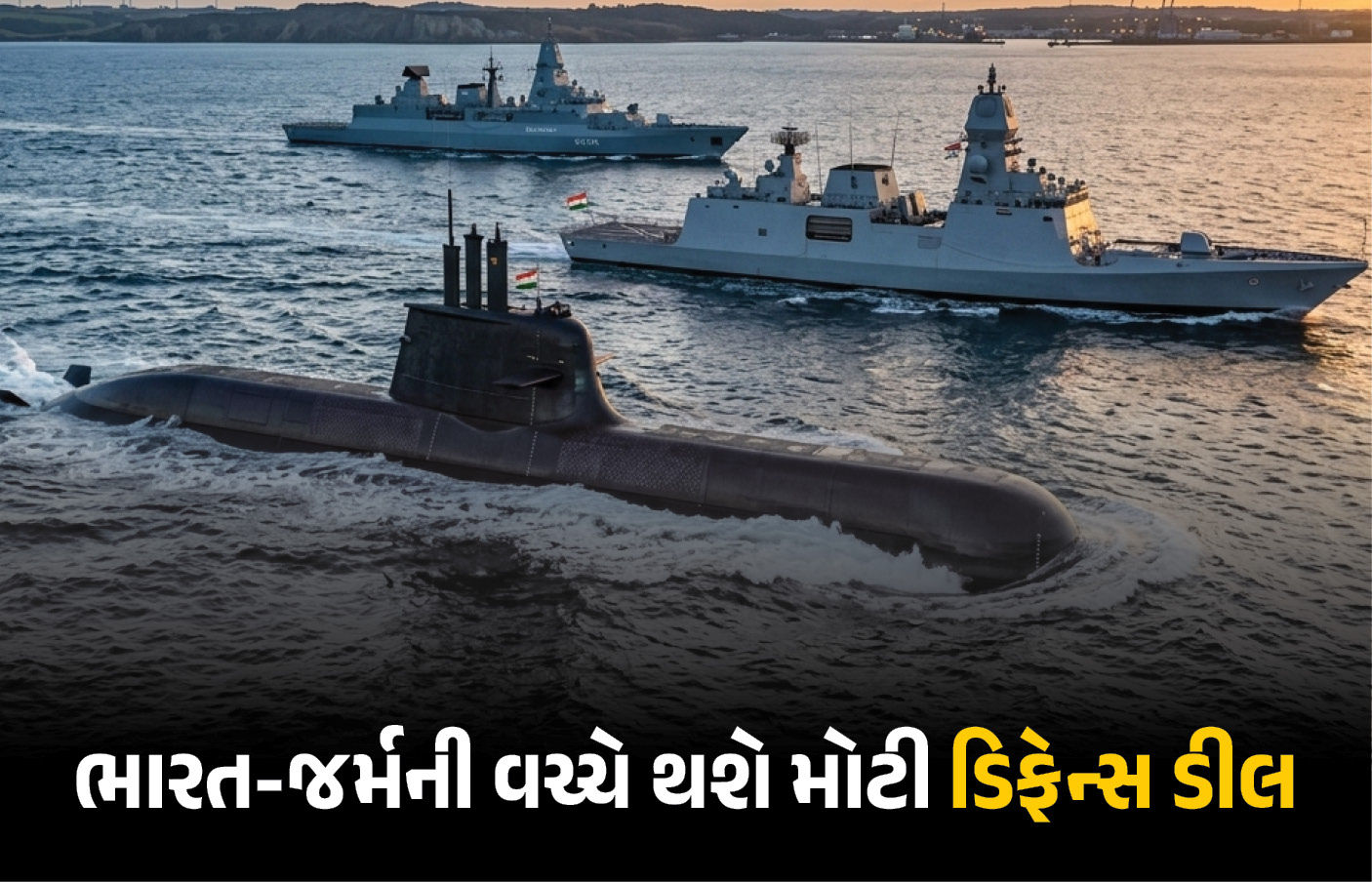 ભારત-જર્મની વચ્ચે સૌથી મોટી ડિફેન્સ ડીલની તૈયારીઓ શરૂ, નૌસેનાને મળશે 6 અત્યાધુનિક સબમરીન