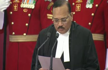 President Murmu administers oath of office to CJI Surya Kant