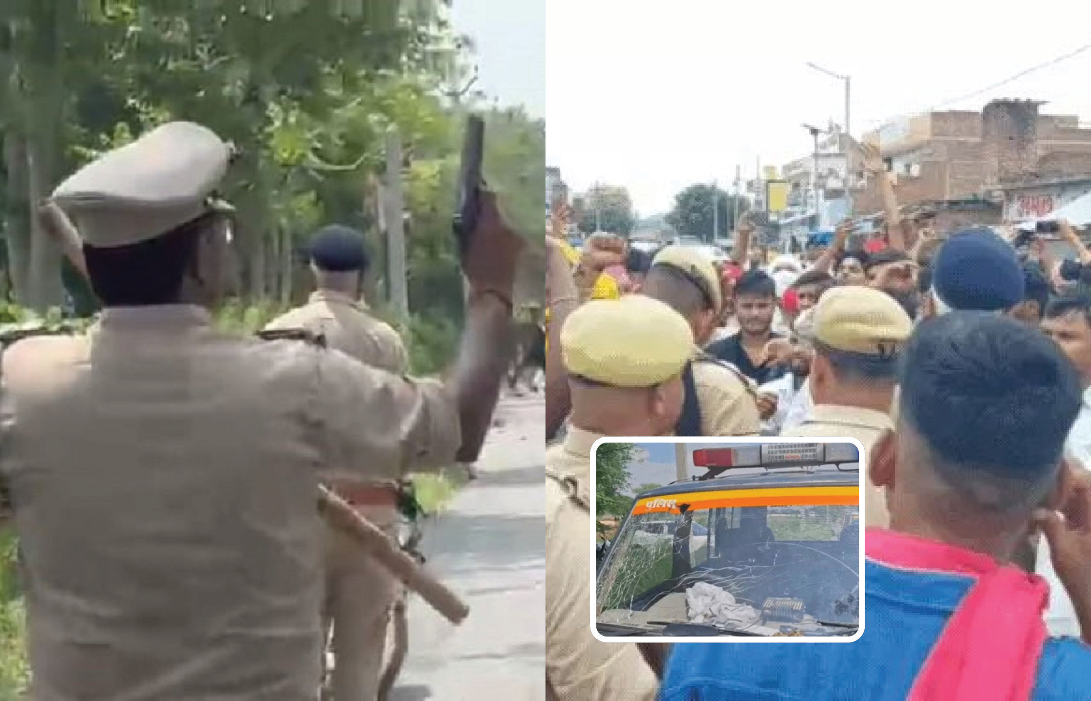 VIDEO : ઈટાવામાં કથાકાર સાથે દુર્વ્યવહાર બાદ મામલો બિચક્યો, ટોળાનો પોલીસ પર પથ્થમારો, વાહનો તોડ્યા