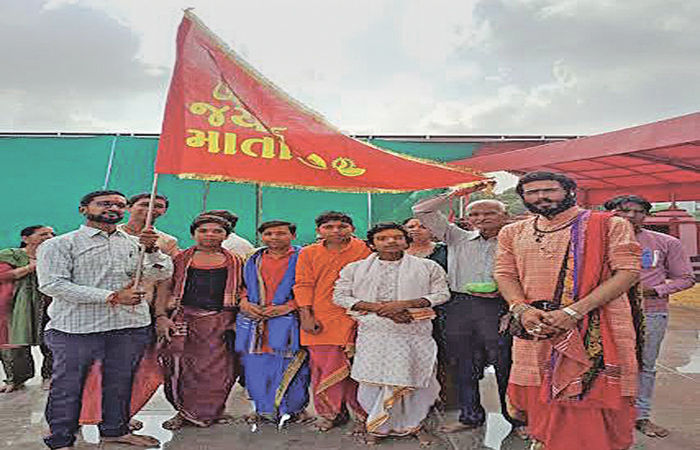 માંડલ ખંભલાય ધામમાં રક્ષાબંધન પર્વને લઈ ભક્તોનું ઘોડાપૂર