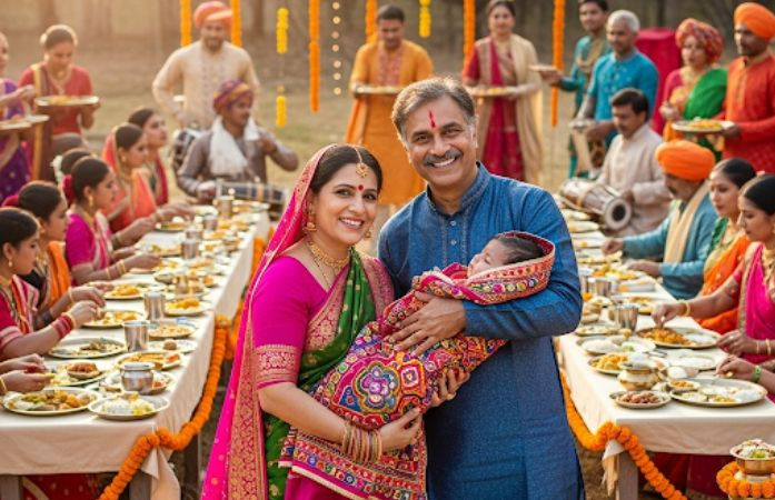અનોખો કિસ્સો: હરિયાણાના જિંદમાં લગ્નના 19 વર્ષે પુત્રી જન્મી તો 21 ગામને જમાડ્યાં!