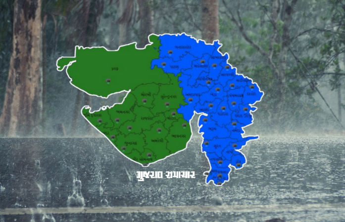 દક્ષિણ અને ઉત્તર ગુજરાતમાં ભારે વરસાદનું ઍલર્ટ, રાજ્યમાં હજુ 6 દિવસ રહેશે મેઘમહેર