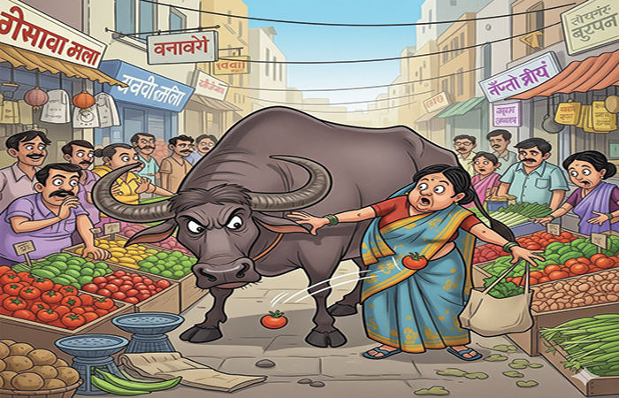 પાડાને વાંકે પખાલીને ડામ, ખાડા અને પાડાનું પાડવાનું કામ