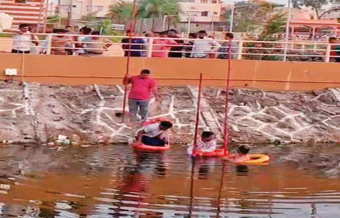 ઉત્તરસંડા ગામે તળાવમાં બે સગા ભાઈઓના ડૂબી જવાથી મોત