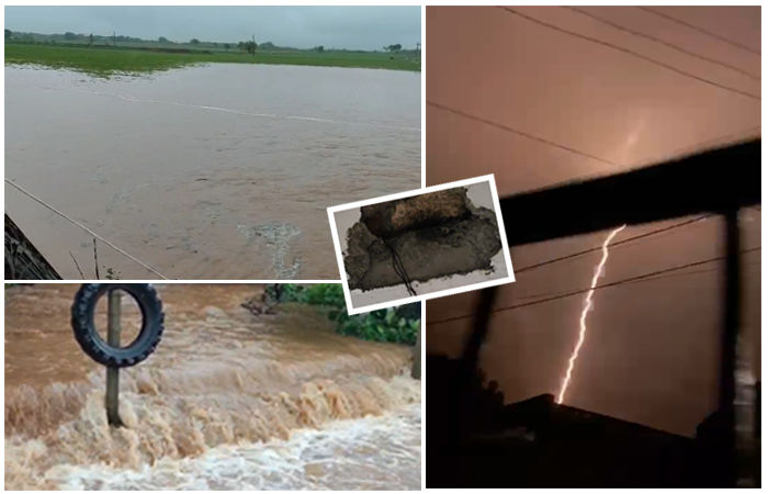 જાફરાબાદમાં પ્રચંડ કડાકા સાથે બે મકાન પર વીજળી ત્રાટકી, વીજ ઉપકરણો ખાખ