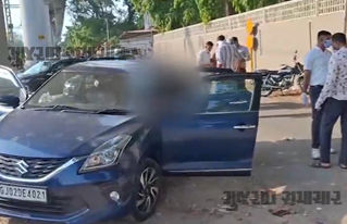 Man found dead inside parked car under Navrangpura metro bridge in Ahmedabad, probe on
