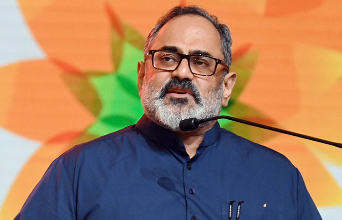 Centre to notify strict IT rules soon to tackle deepfake issue: Rajeev Chandrasekhar