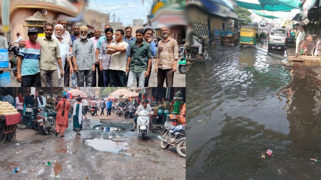લીંબડીના બાહેલાપરામાં 30 વર્ષથી ગટર ઉભરાવાની સમસ્યાથી વેપારીઓમાં રોષ