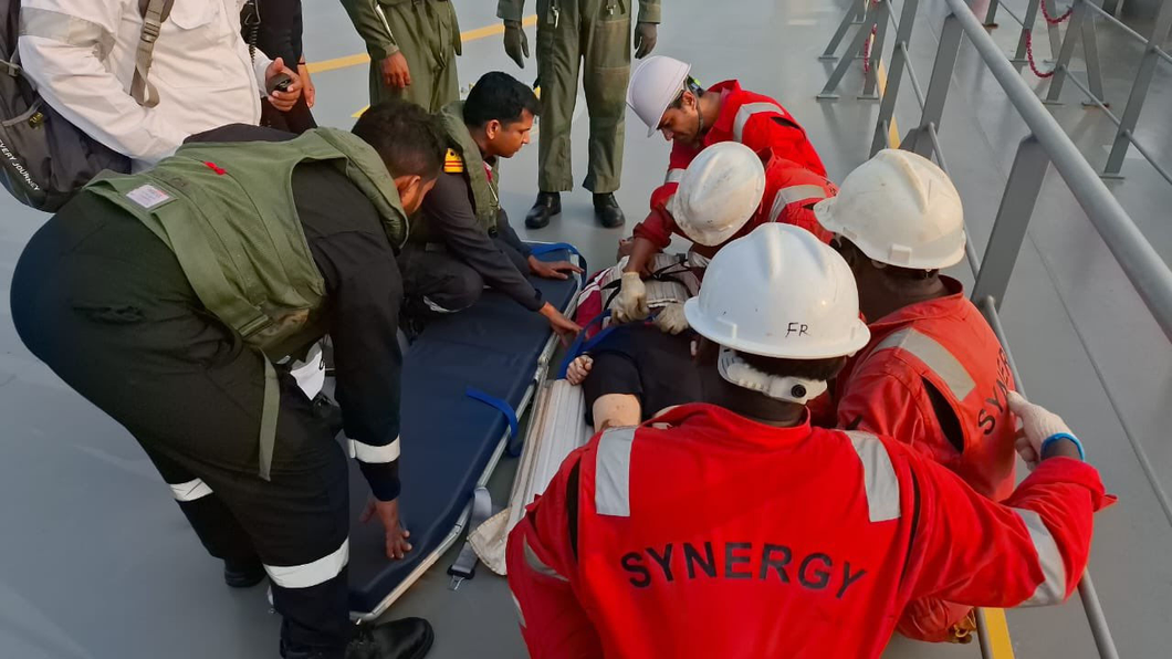 Indian Coast Guard rescues critically-ill seafarer from Liberian carrier off Gujarat’s coast