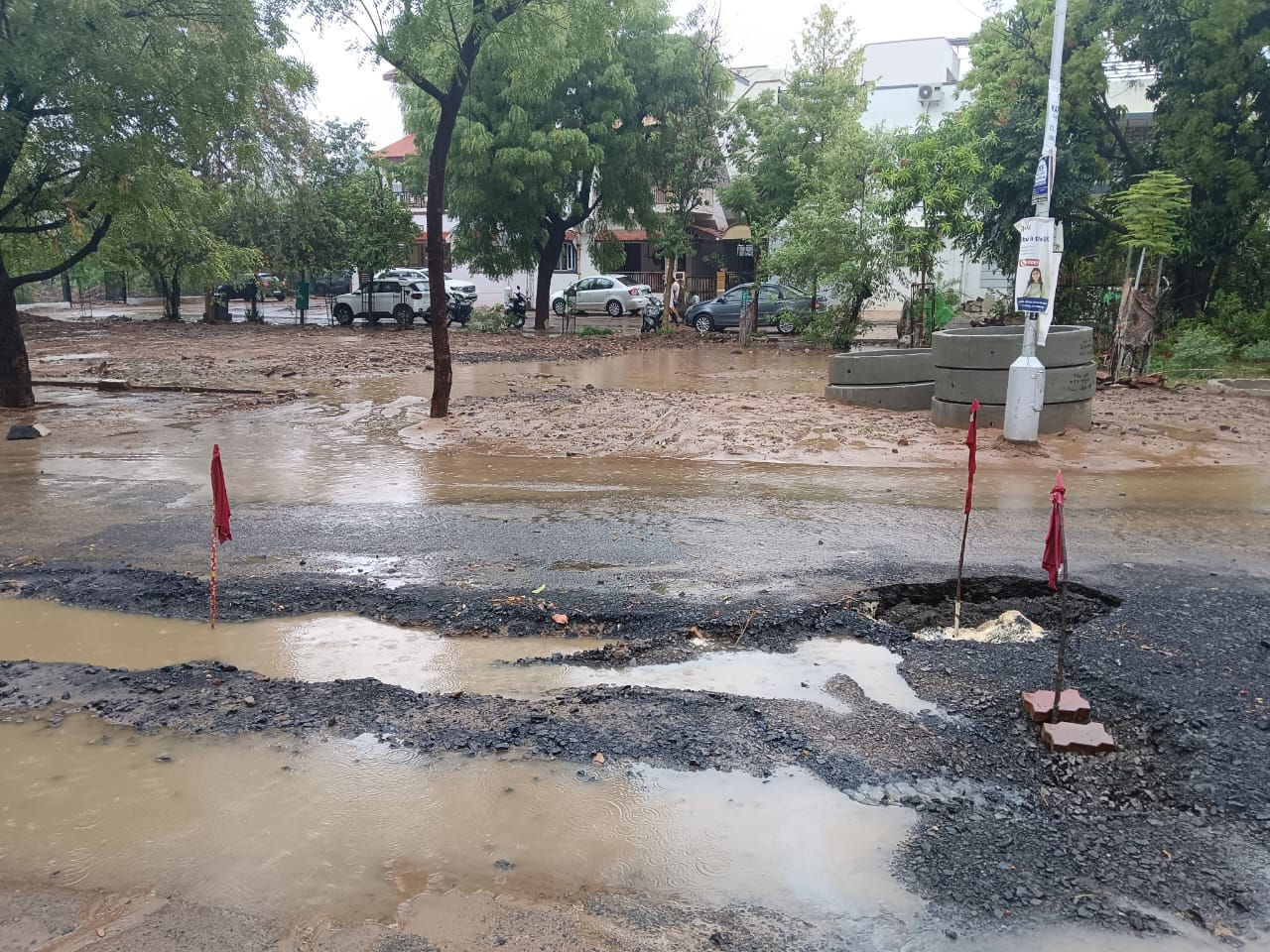 Gujarat Capital’s misery in monsoon after water lines dug up, alleges citizens body