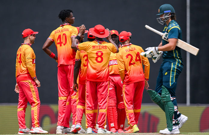 ZIM vs AUS : T20 વર્લ્ડ કપમાં મેજર અપસેટ, ઝિમ્બાબ્વેએ ઓસ્ટ્રેલિયાને 23 રને હરાવ્યું