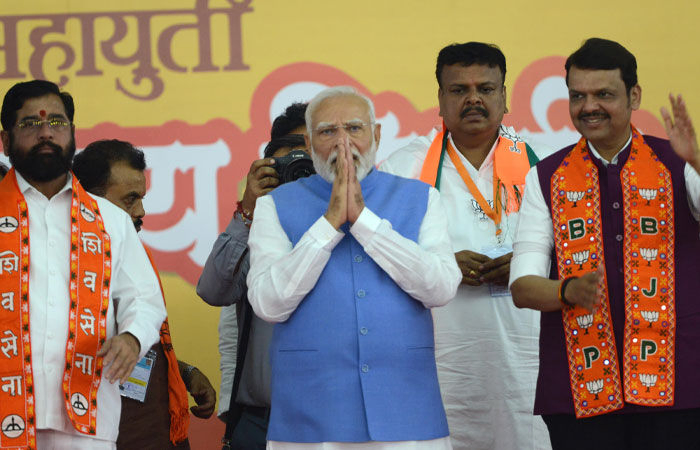 BIG NEWS: મહારાષ્ટ્રમાં મહાયુતિ જીત તરફ, ભાજપની પ્રચંડ લહેર
