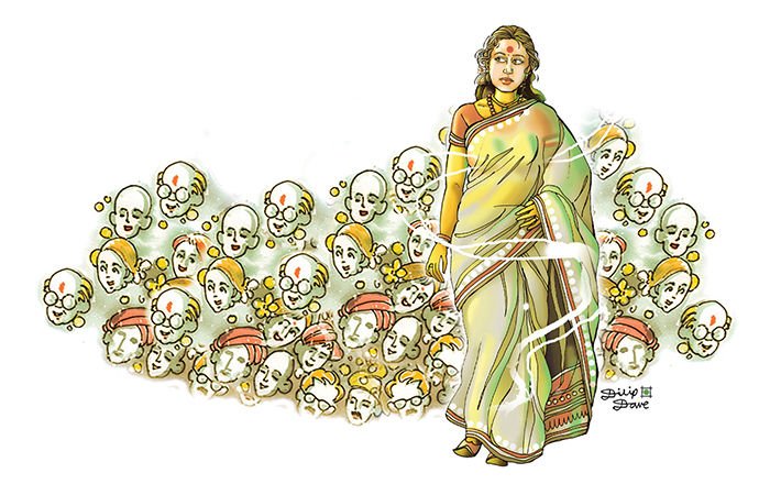 દંભથી આઝાદી ક્યારે મળશે                                .