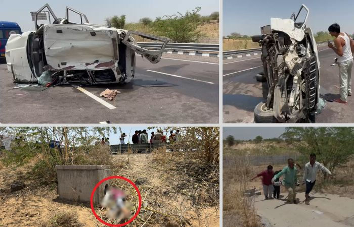 બનાસકાંઠાના ચૌધરી પરિવારની કાર પલટતા 3નાં મોત, 3 ઈજાગ્રસ્ત, ભારતમાલા રોડ પર ગમખ્વાર અકસ્માત