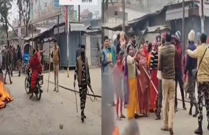 VIDEO: દરભંગામાં ગુનેગારને પકડવા ગયેલી પોલીસ ટીમ પર હુમલો, અનેક ઘાયલ, હથિયારો પણ છીનવવાનો પ્રયાસ